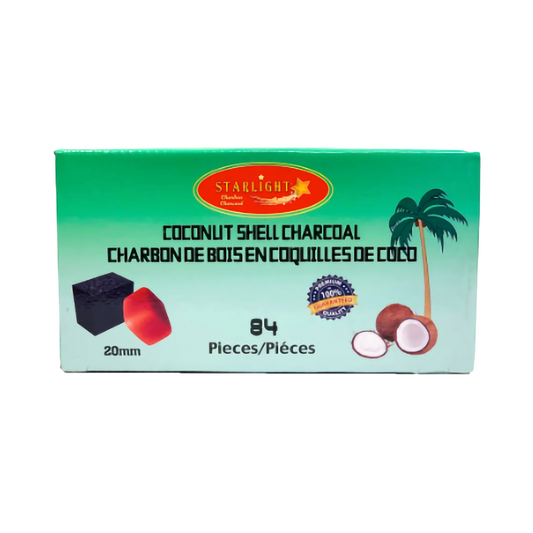 STARLIGHT 20MM COCONUT CHARCOAL 84PC