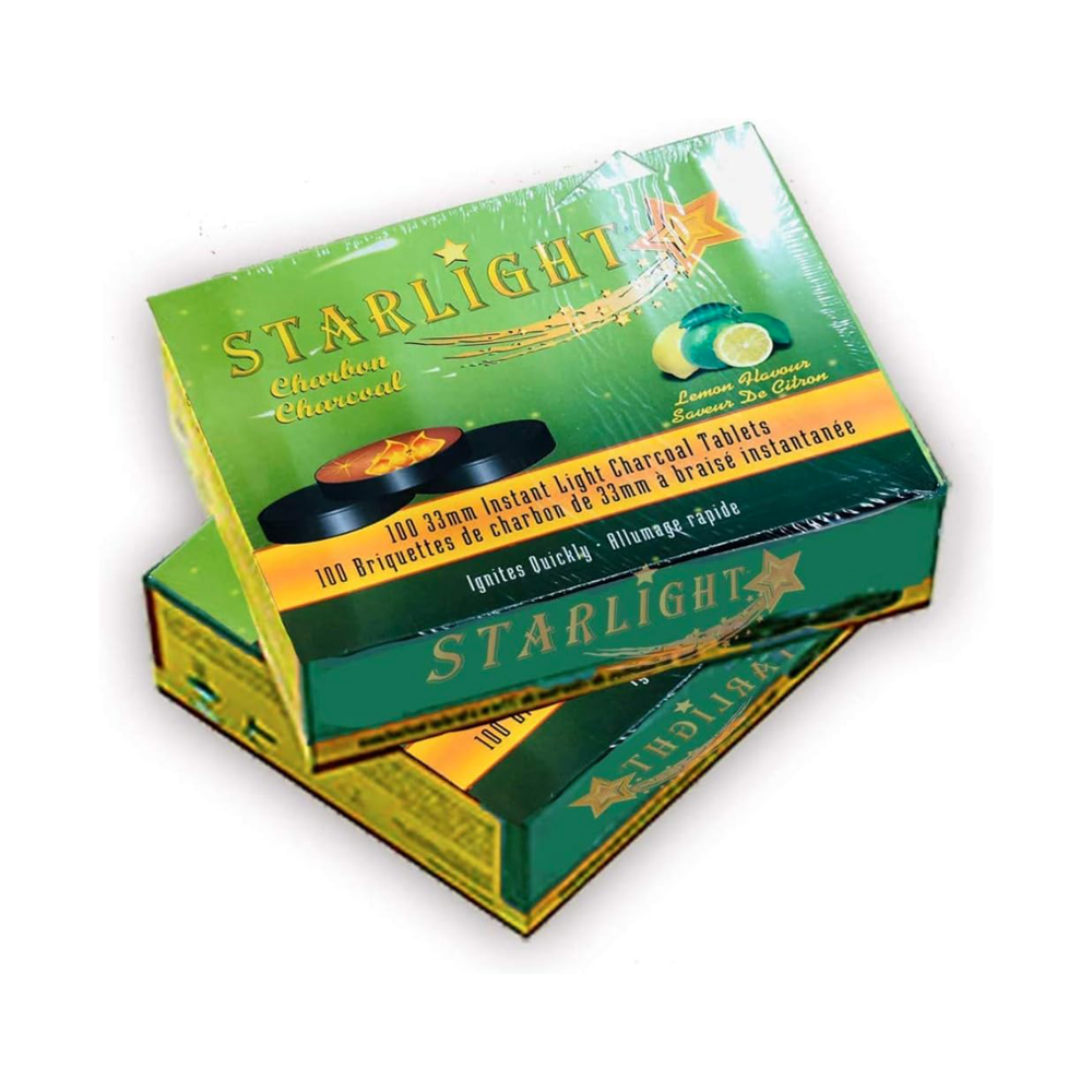 STARLIGHT 33MM CHARCOAL 100PC - LEMON