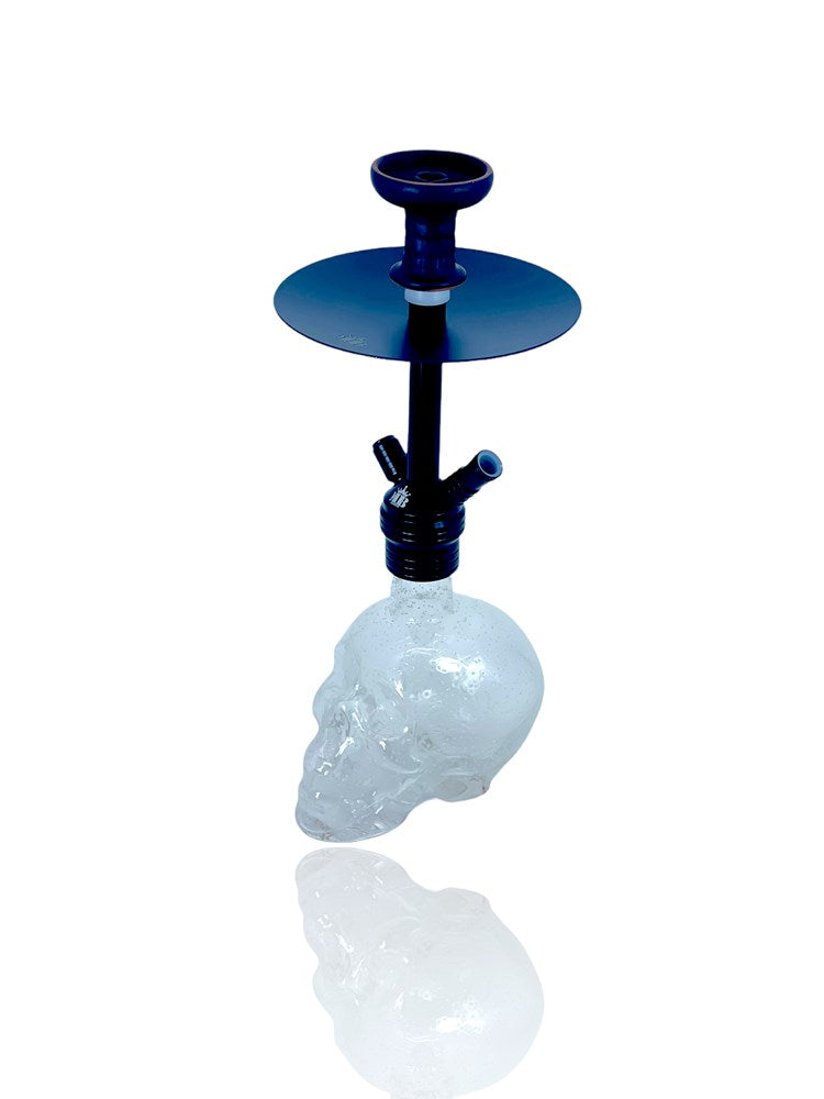 MOB HOOKAH 19" SKULL - BLACK GLOW