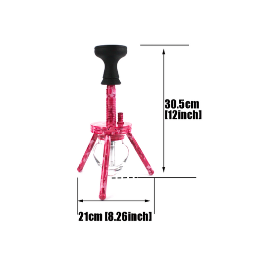 MOB HOOKAH 12" MINI SPIDER - PINK CAMO