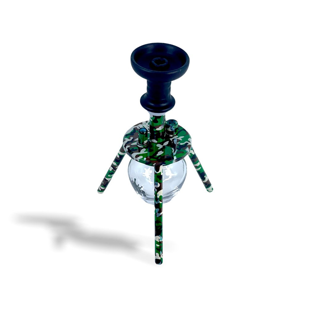 MOB HOOKAH 12" MINI SPIDER - GREEN CAMO