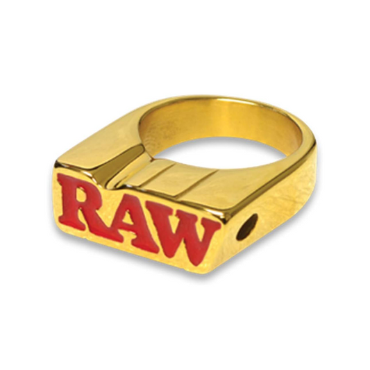RAW SMOKE GOLD RING FINISH SIZE 10