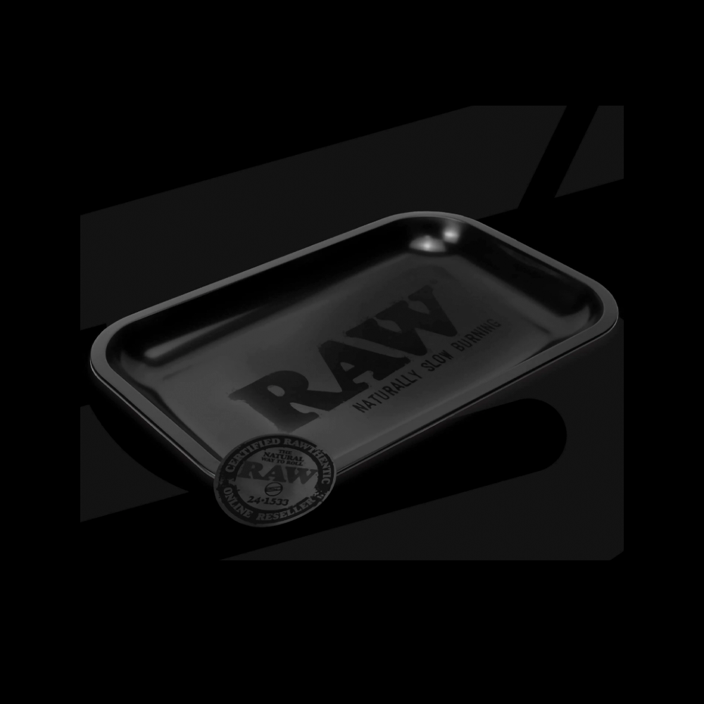 RAW SMALL METAL BLACK MATTE TRAY