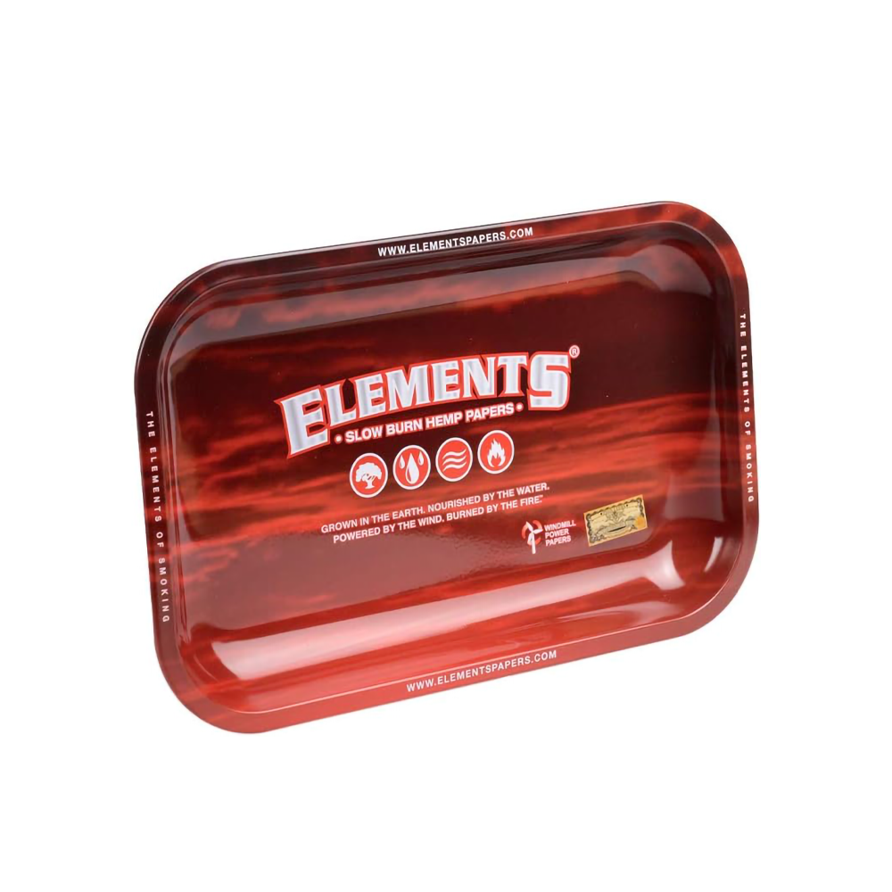 ELEMENTS SMALL METAL RED TRAY