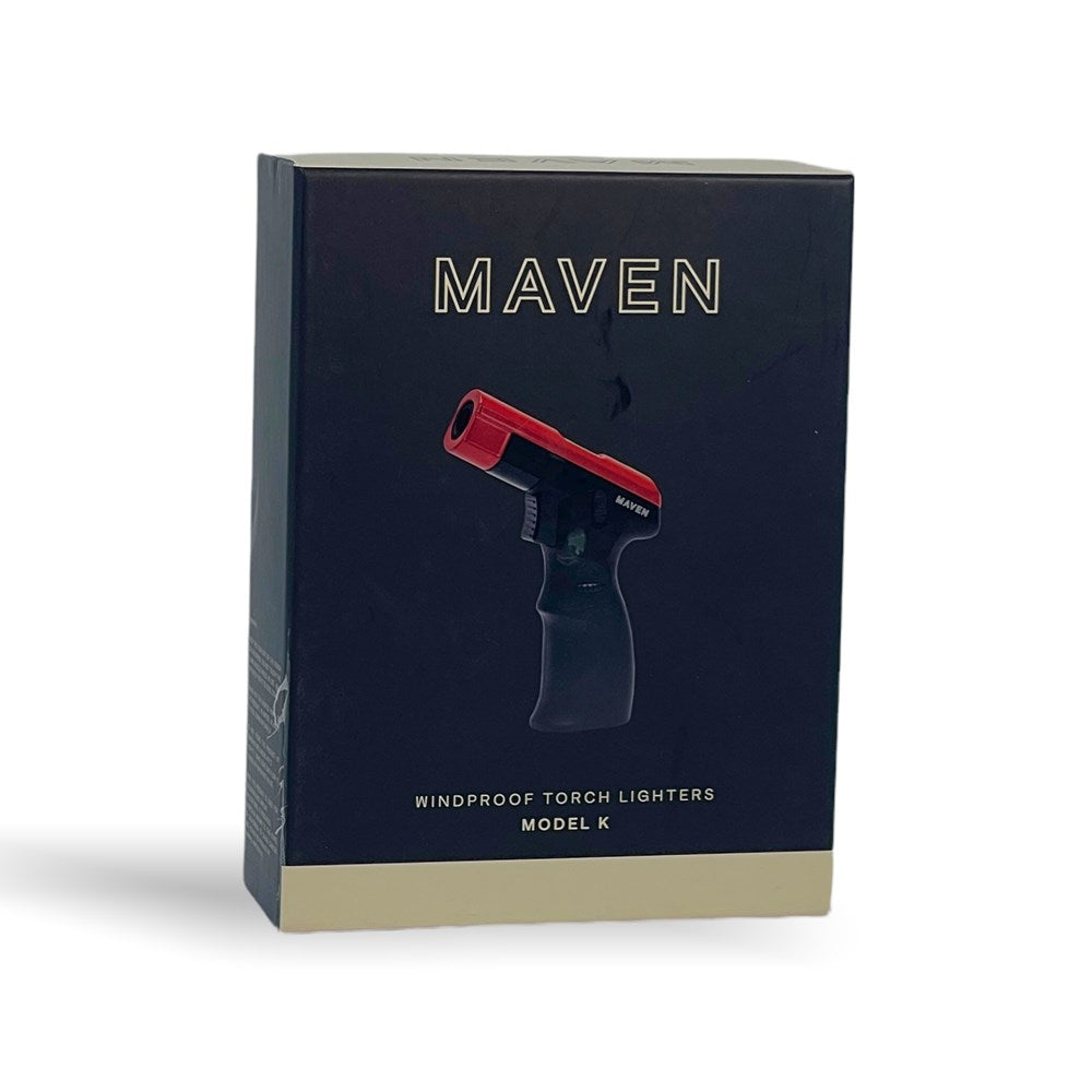 MAVEN WINDPROOF MODEL K TORCH LIGHTER - RED