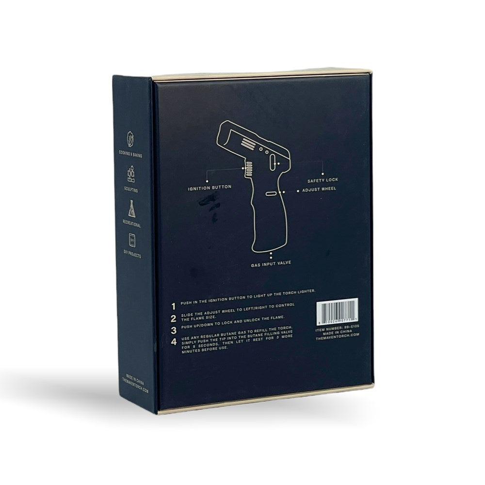 MAVEN WINDPROOF MODEL K TORCH LIGHTER - RED