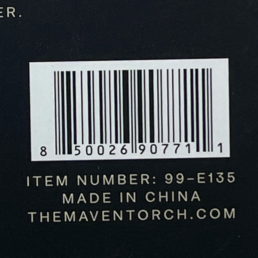 MAVEN WINDPROOF MODEL K TORCH LIGHTER - RED