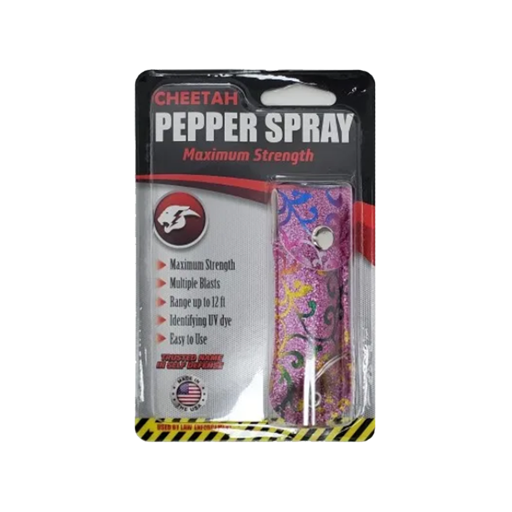 CHEETAH PEPPER SPRAY - PINK FLOWER