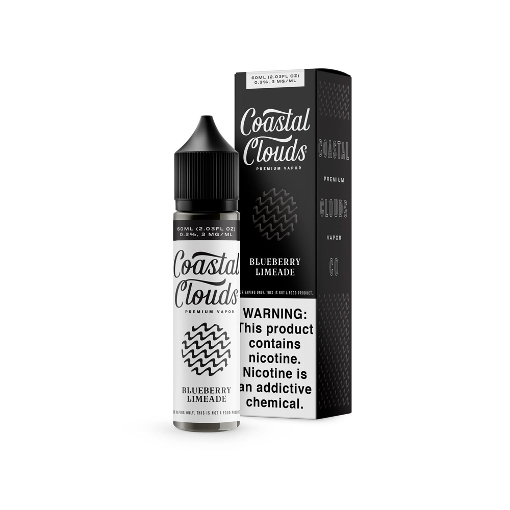 COASTAL CLOUDS 60ML JUICE 3MG - BLUEBERRY LIMEADE