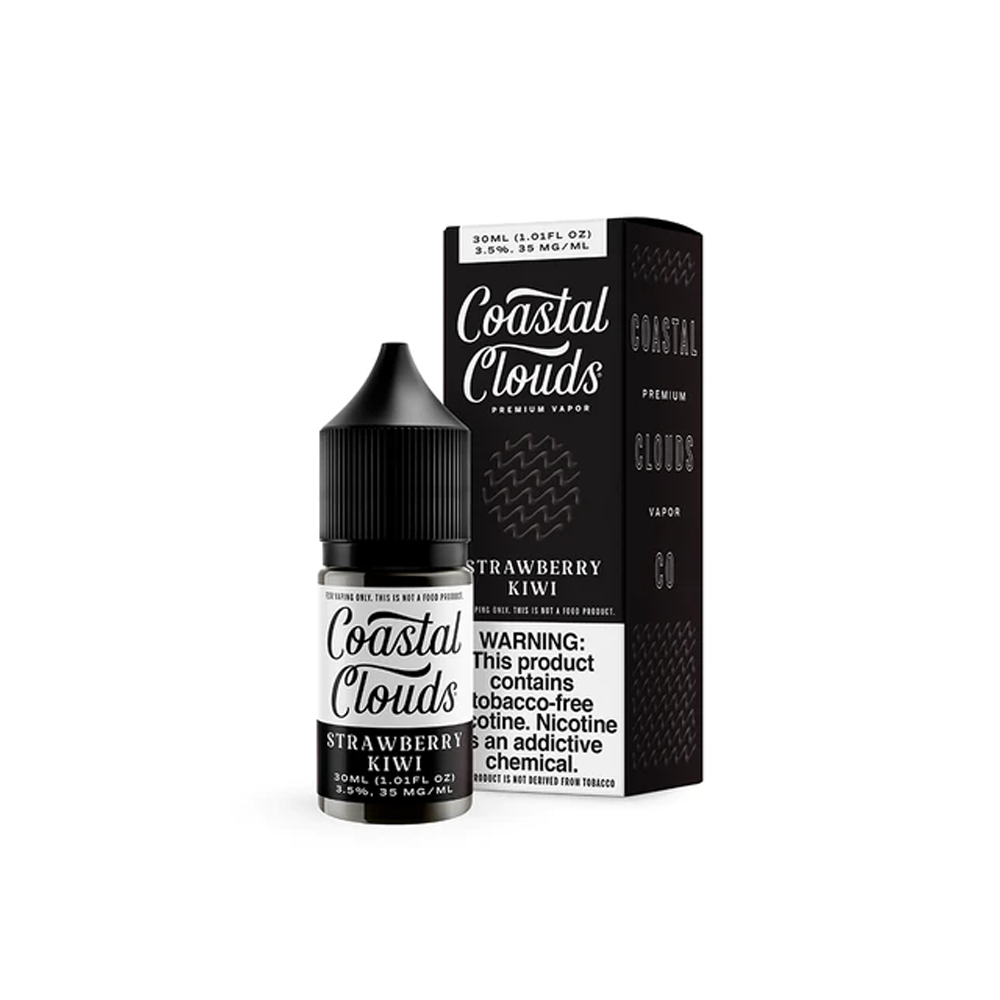 COASTAL CLOUDS 30ML SALT NIC JUICE 50MG (TFN) - STRAW KIWI