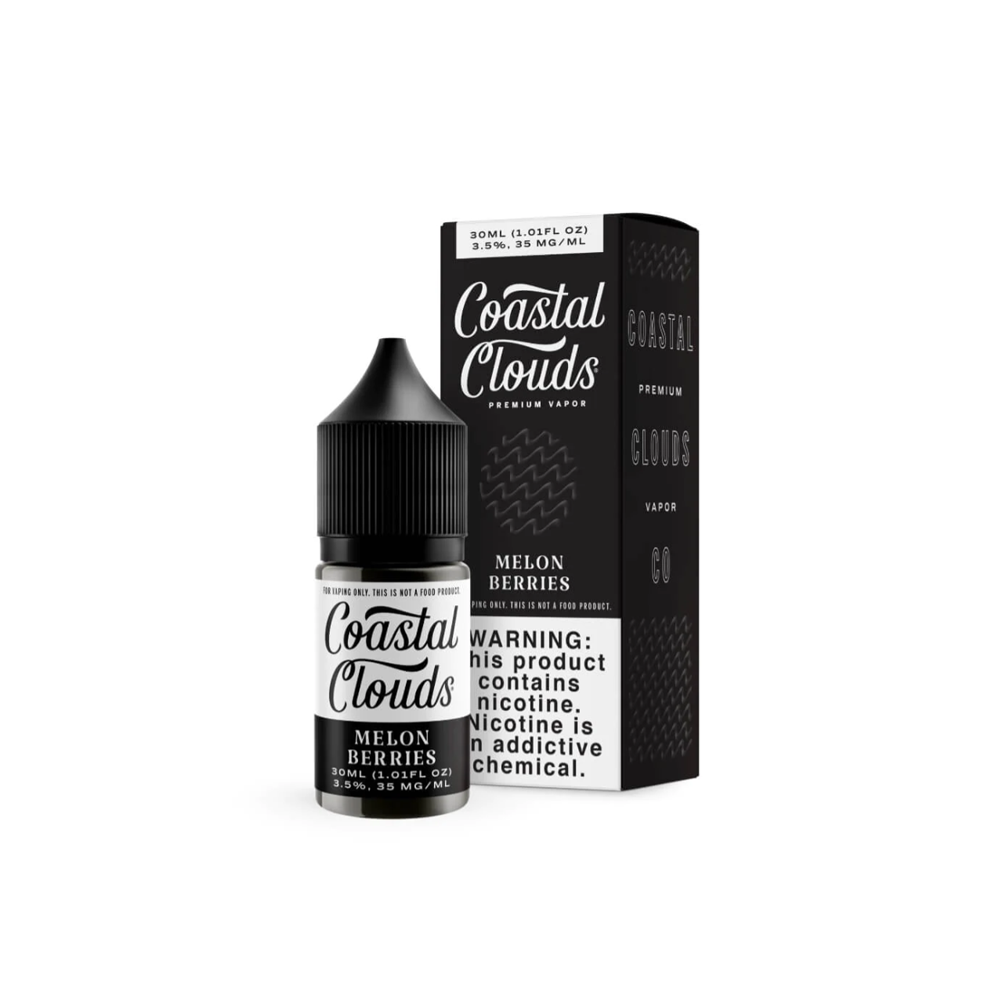 COASTAL CLOUDS 30ML SALT NIC JUICE 35MG - MELON BERRIES