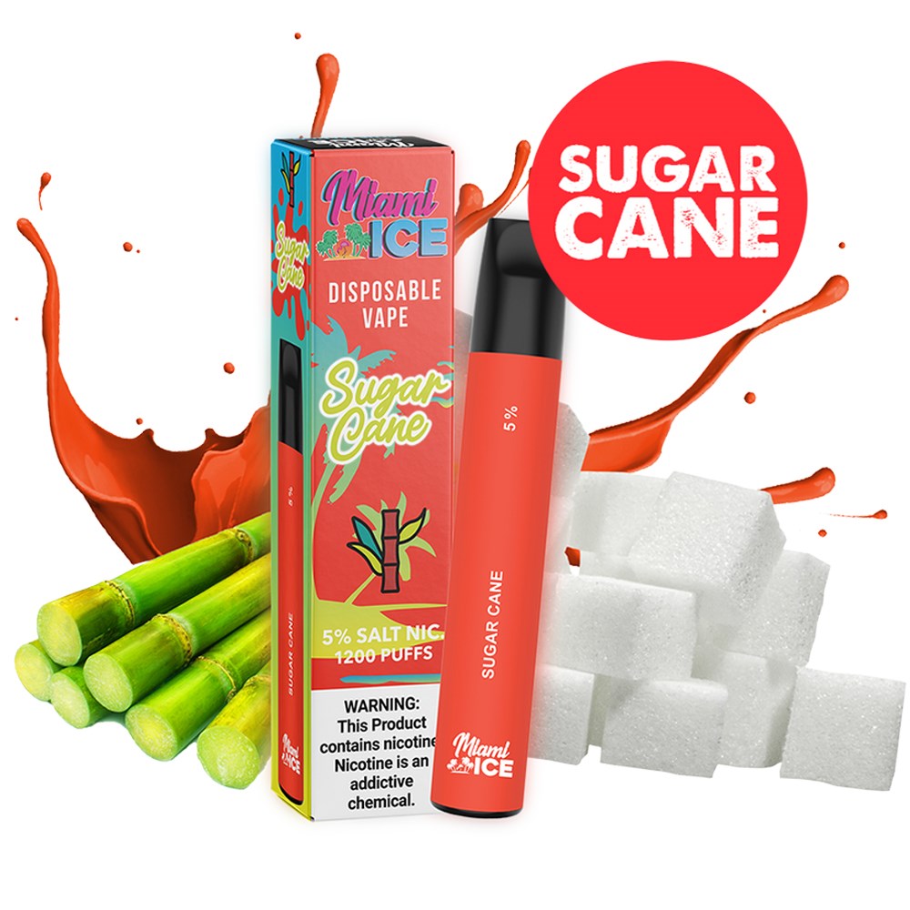 MIAMI ICE 5% NIC DISPOSABLE - SUGAR CANE