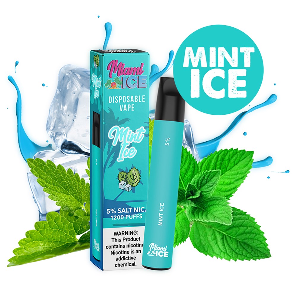 MIAMI ICE 5% NIC DISPOSABLE - MINT ICE