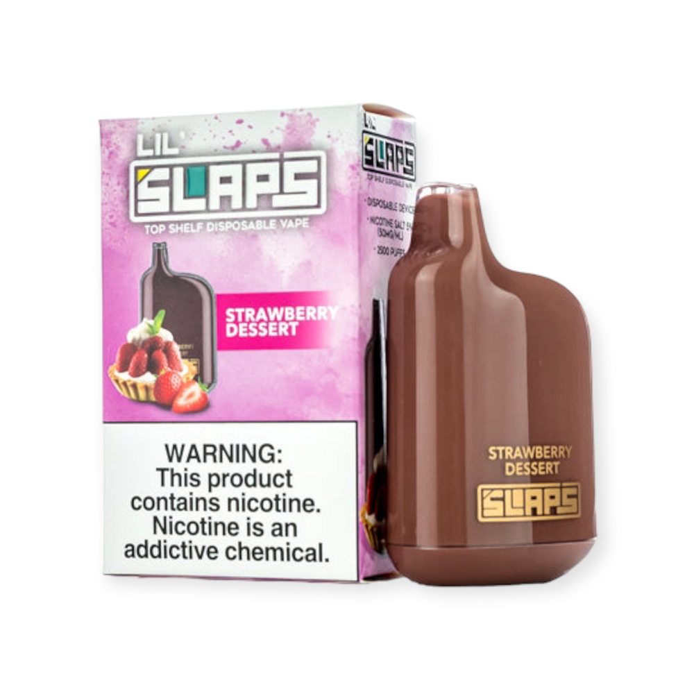 LIL' SLAPS 5% NIC DISPOSABLE - STRAW DESSERT