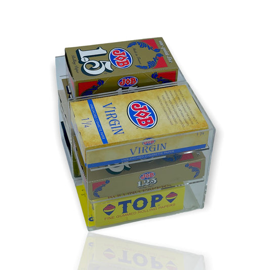 JOB 6 BOXES CIG PAPER CLEAR DISPLAY