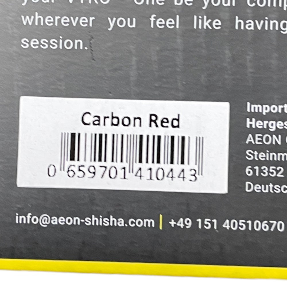 VYRO ONE CARBON HOOKAH - RED