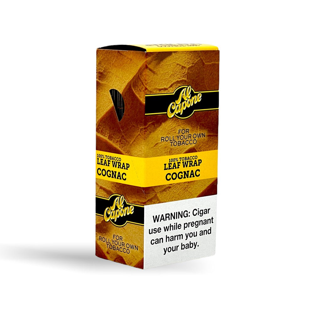 ALCAPONE LEAF CIGAR WRAPS - COGNAC