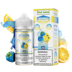 POD SALT NIC 100ML JUICE 3MG  - BLUE RAZZ LEMONADE
