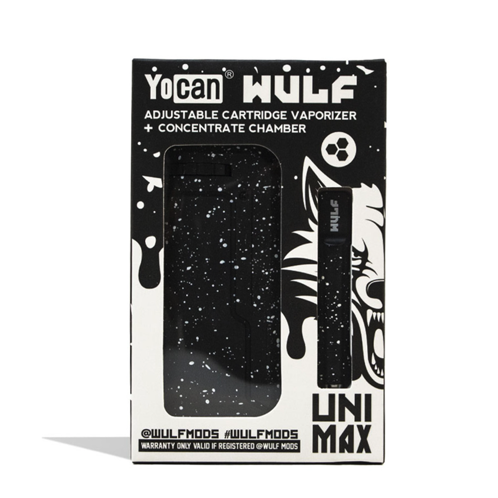 YOCAN X WULF UNI 650mAh VAPE KIT - BLACK WHITE SPATTER
