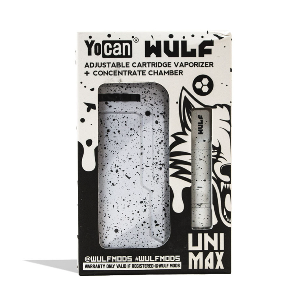 YOCAN X WULF UNI 650mAh VAPE KIT - WHITE BLACK SPATTER