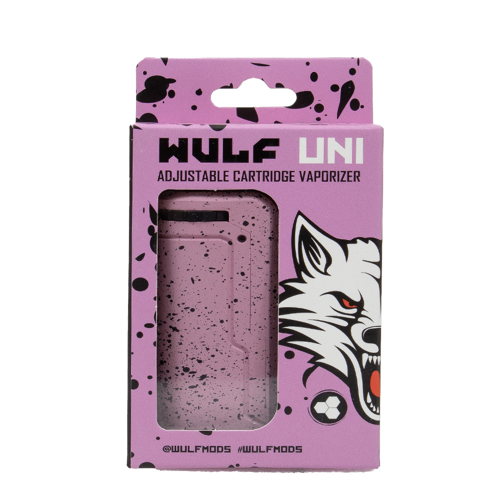 YOCAN X WULF UNI 650mAh VAPE KIT - PINK BLACK SPATTER
