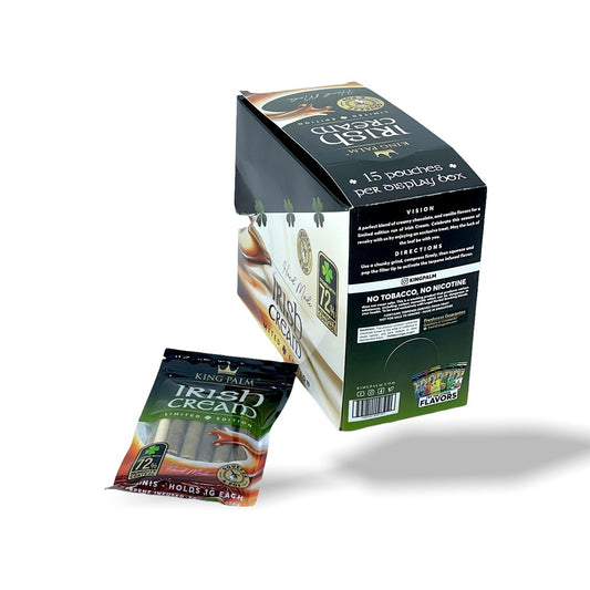 KING PALM 1G 5CT ROLLS LIMITED ED. - IRISH CREAM