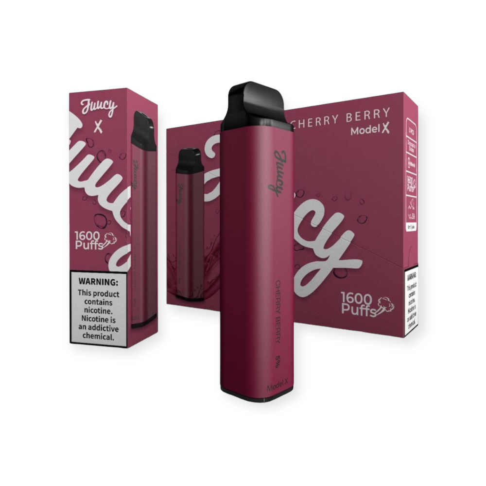 JUUCY MODELX 5% NIC DISPOSABLE - CHERRY BERRY