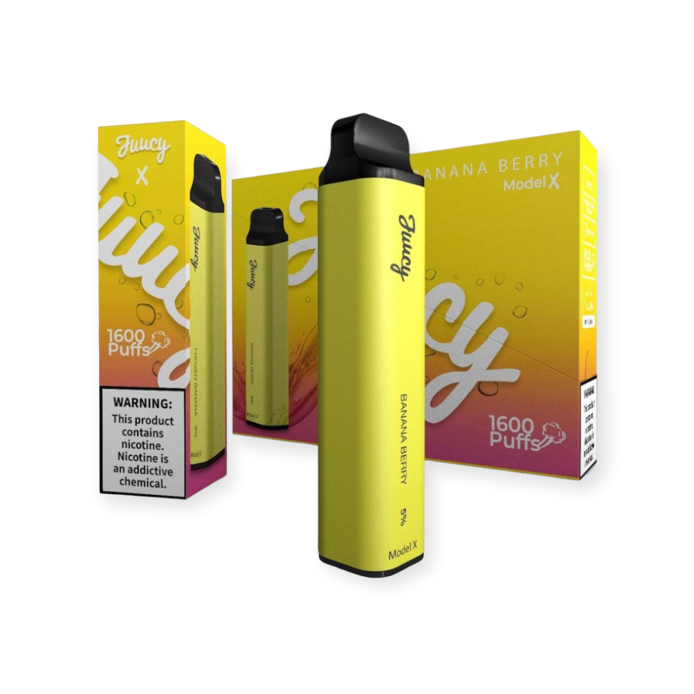 JUUCY MODELX 5% NIC DISPOSABLE - BANANA BERRY