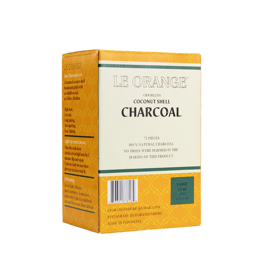 LE ORANGE LARGE CUBE 2.5CM COCONUT CHARCOAL - GREEN