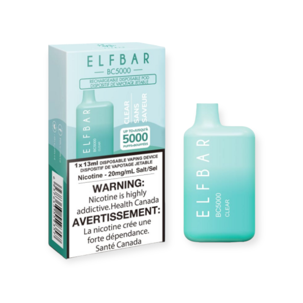 ELF BAR BC5000 DISPOSABLE - CLEAR