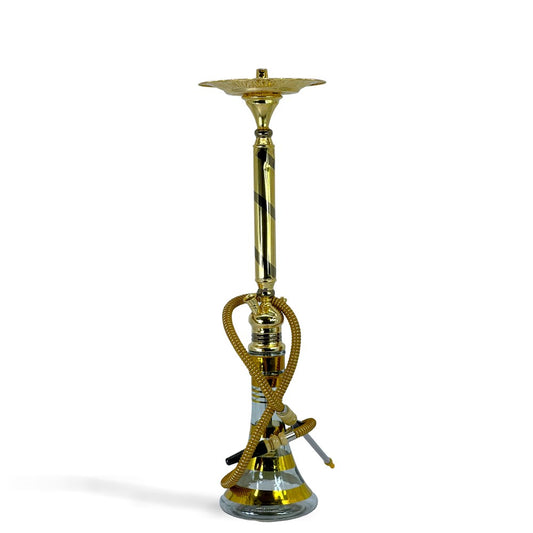 ZEBRA PYRAMID HOOKAH W/CARING CASE