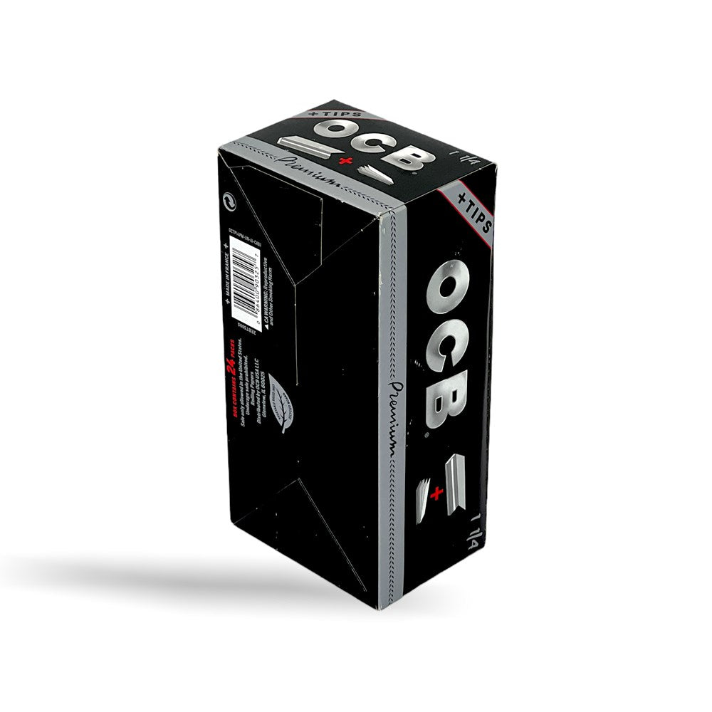OCB PREMIUM 1 1/4 ROLLING PAPERS W/TIPS