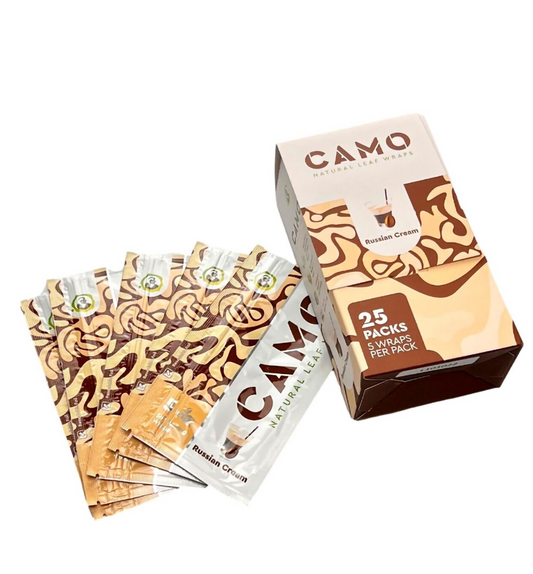 CAMO NATURAL LEAF WRAPS - RUSSIAN CREAM
