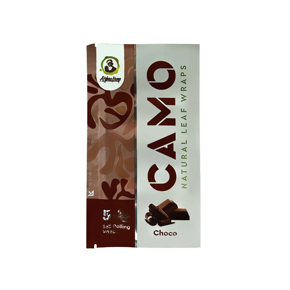CAMO NATURAL LEAF WRAPS - CHOCO