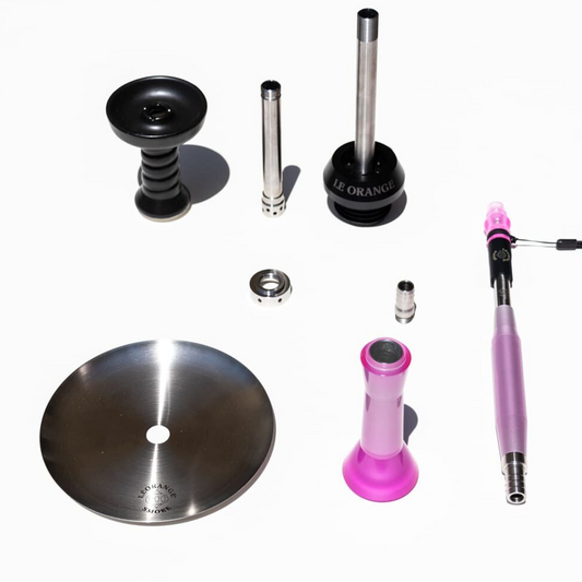 LE ORANGE MINI COMMANDANT RESIN HOOKAH - PINK