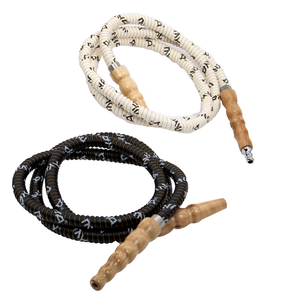 MYA #622 WOODEN / METAL SM HEAD HOOKAH HOSE