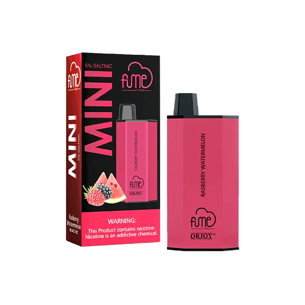 FUME MINI 5% SALT NIC DISPOSABLE - RASBERRY WTRMLN