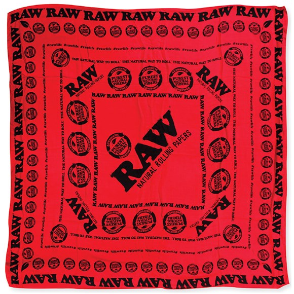 RAW FASHION SCARF - RED