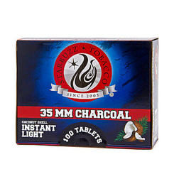 STARBUZZ 35MM COCONUT QUICKLIGHT CHARCOAL