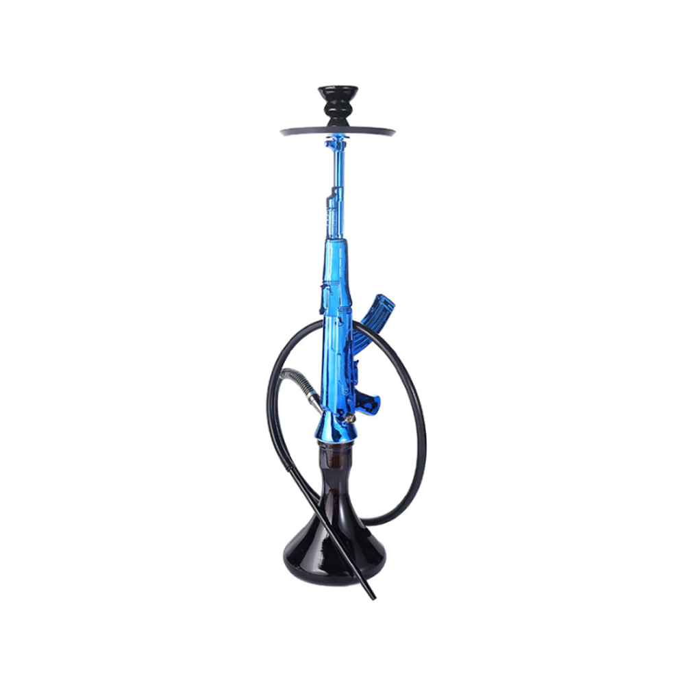 MOB HOOKAH 34" AK-47 - TIFFANY BLUE