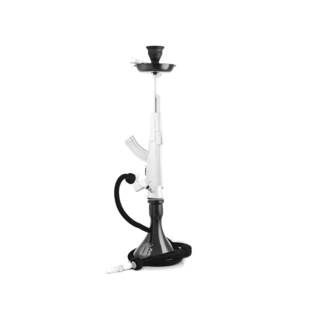 MOB HOOKAH 34" AK-47 - WHITE