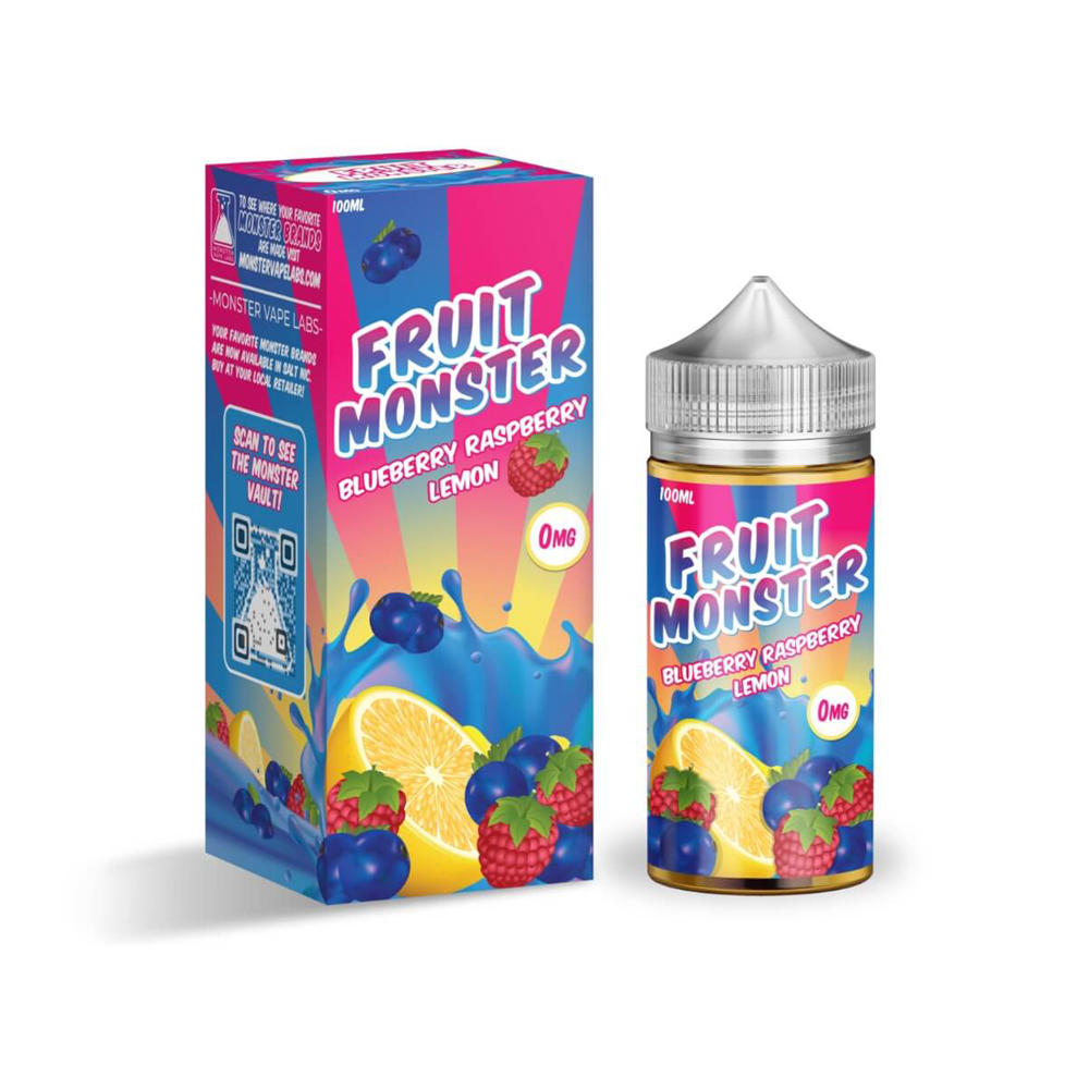 FRUIT MONSTER 100ML JUICE 0MG - BLUEBERRY RASPBERRY LEMON
