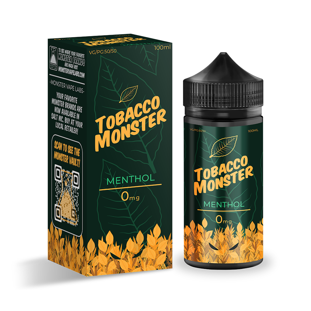 TOBACCO MONSTER 100ML JUICE 0MG - MENTHOL