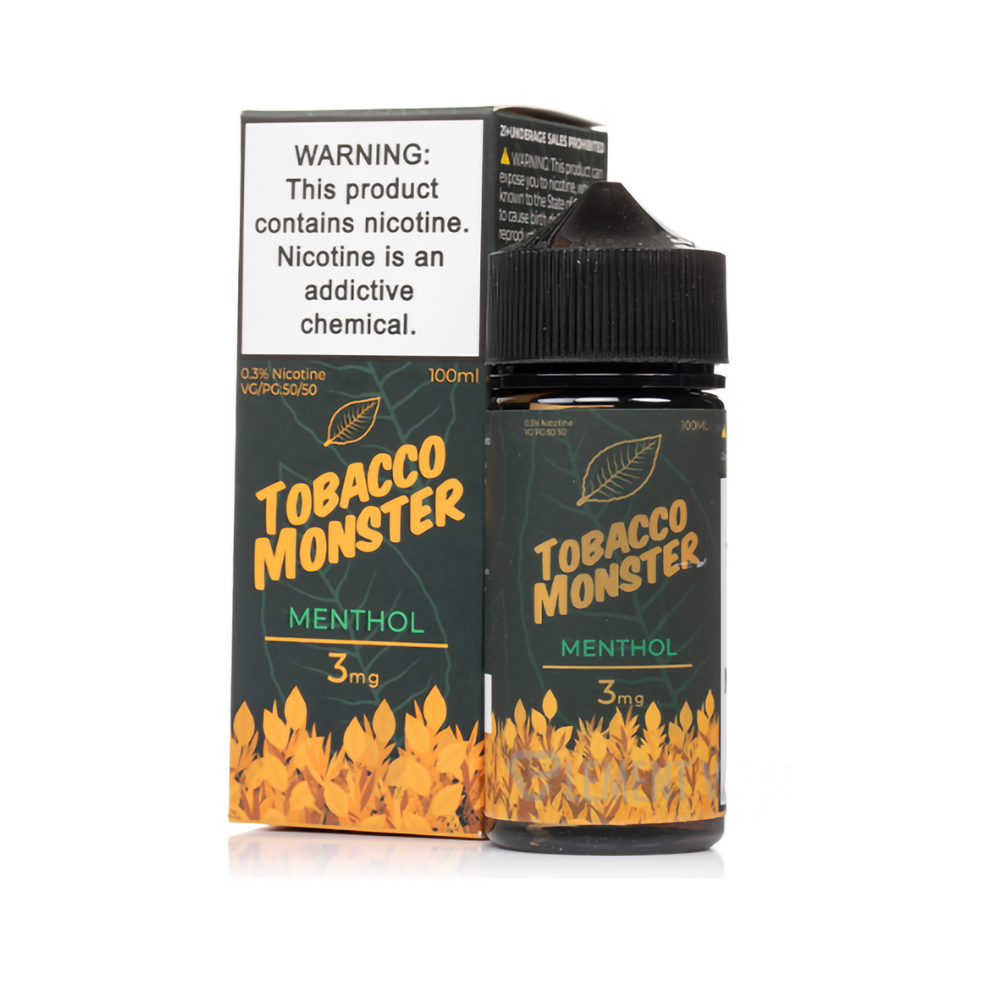 TOBACCO MONSTER 100ML JUICE 3MG - MENTHOL