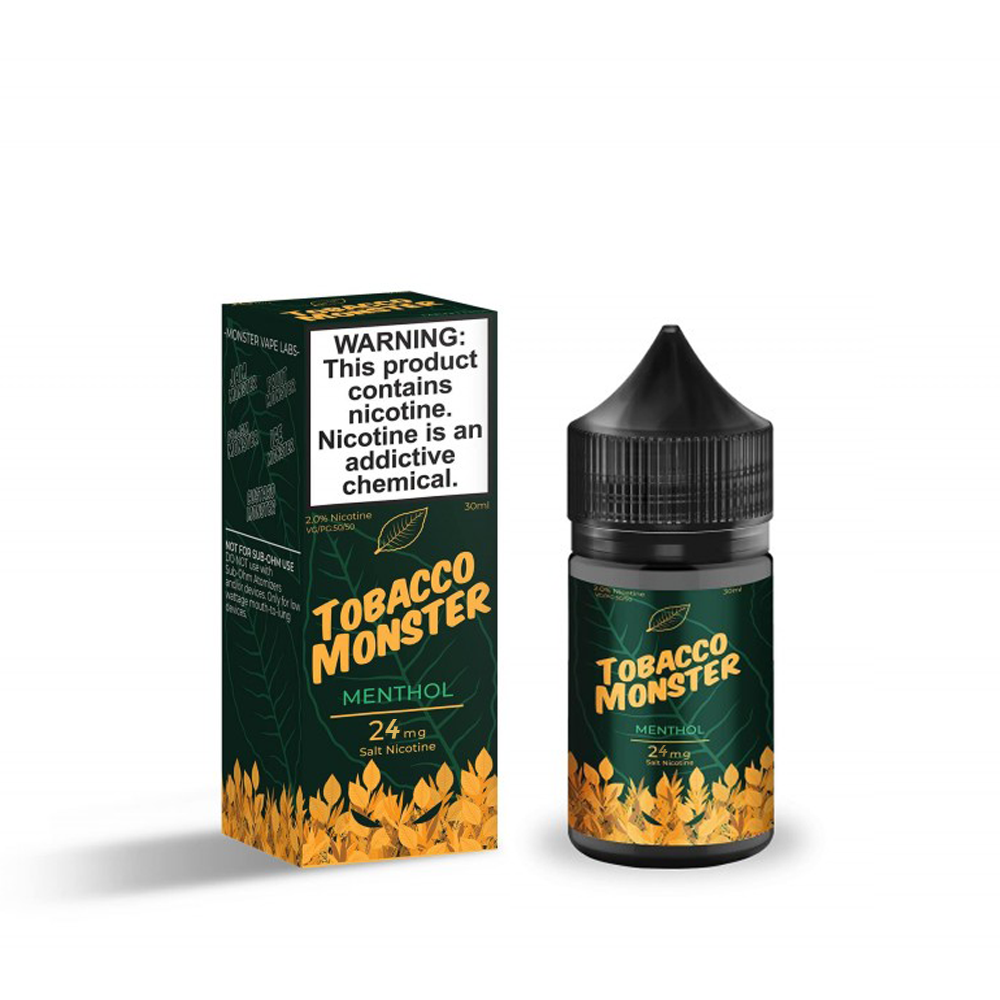 TOBACCO MONSTER 30ML JUICE 24MG - MENTHOL