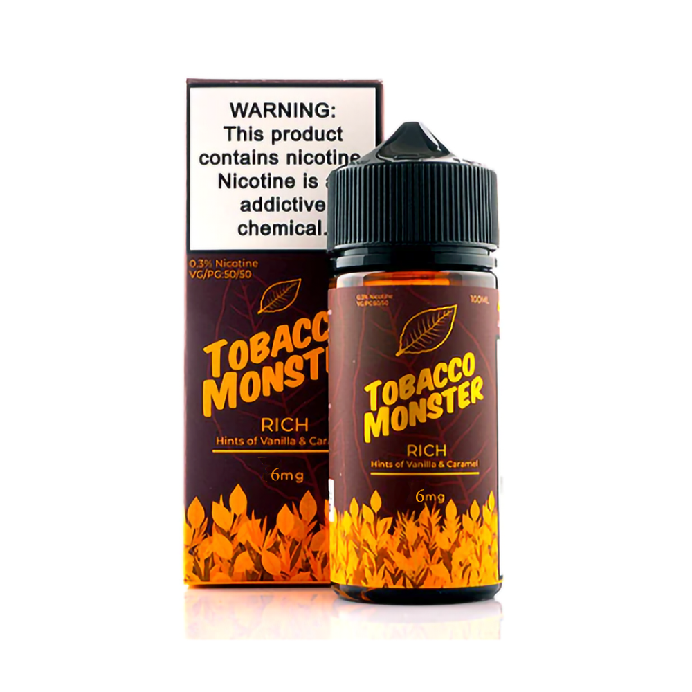 TOBACCO MONSTER 100ML JUICE 6MG - RICH