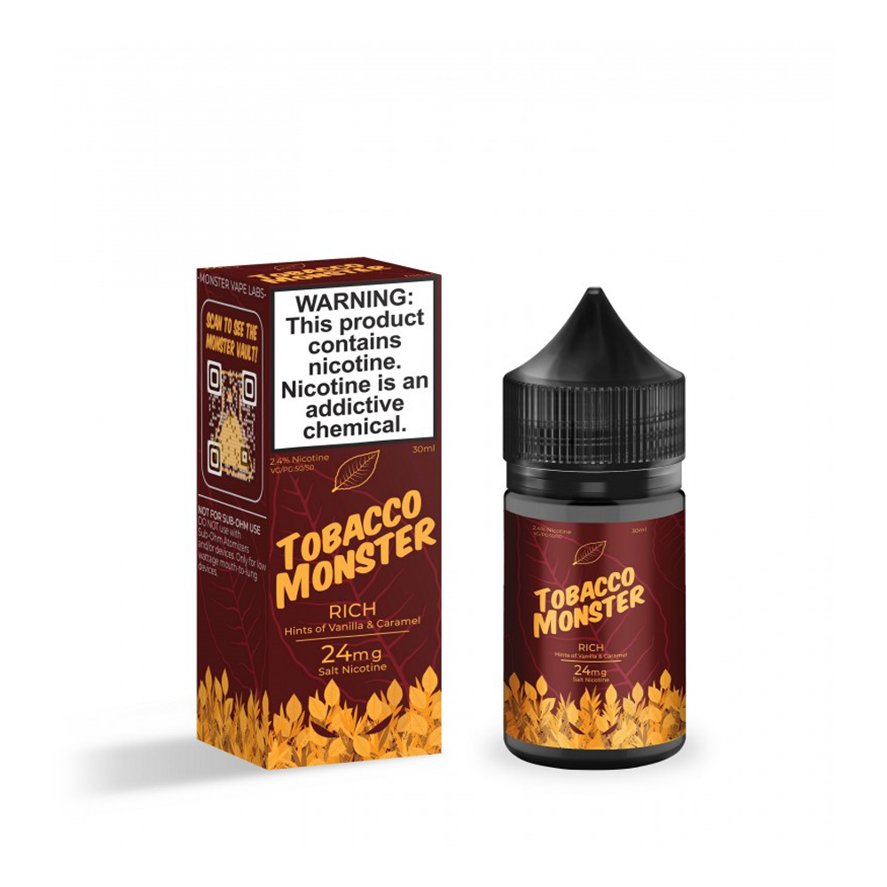 TOBACCO MONSTER 30ML JUICE 24MG - RICH