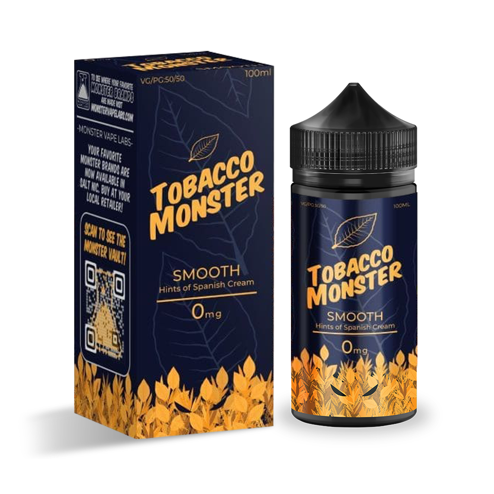 TOBACCO MONSTER 100ML JUICE 0MG - SMOOTH