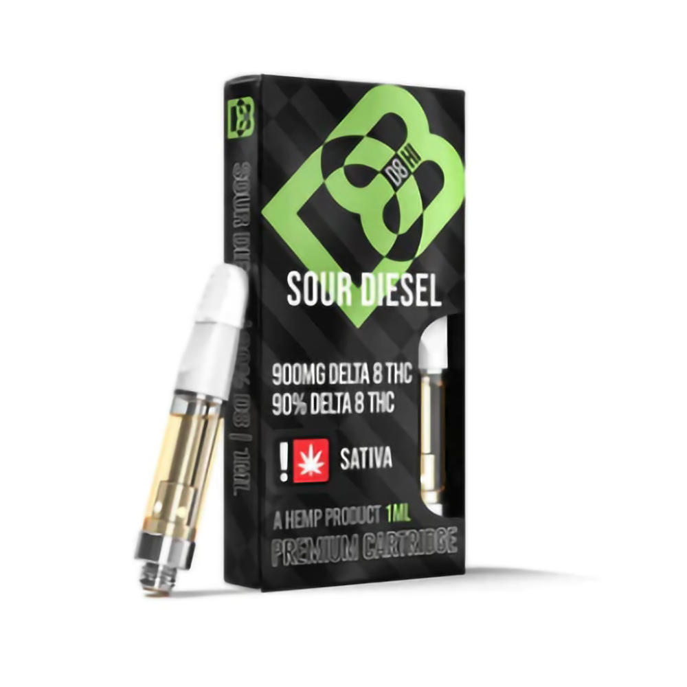 D8 HI D8 1G CARTRIDGE SATIVA - SOUR DIESEL