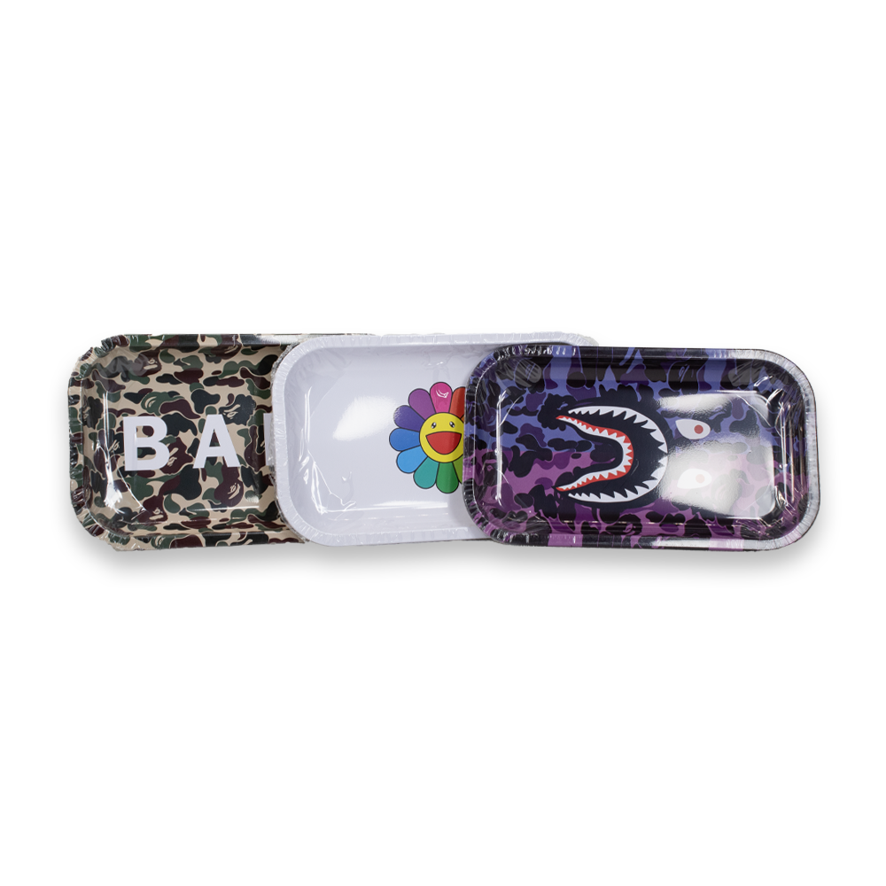 SMALL METAL TRAY - ASSORTED